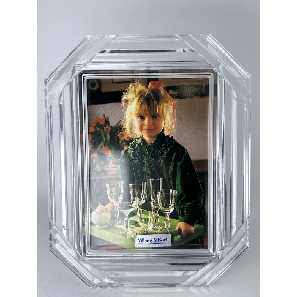 Villeroy & Boch Austrian Lead Crystal Picture Frame 8x10 24% PbO Beveled